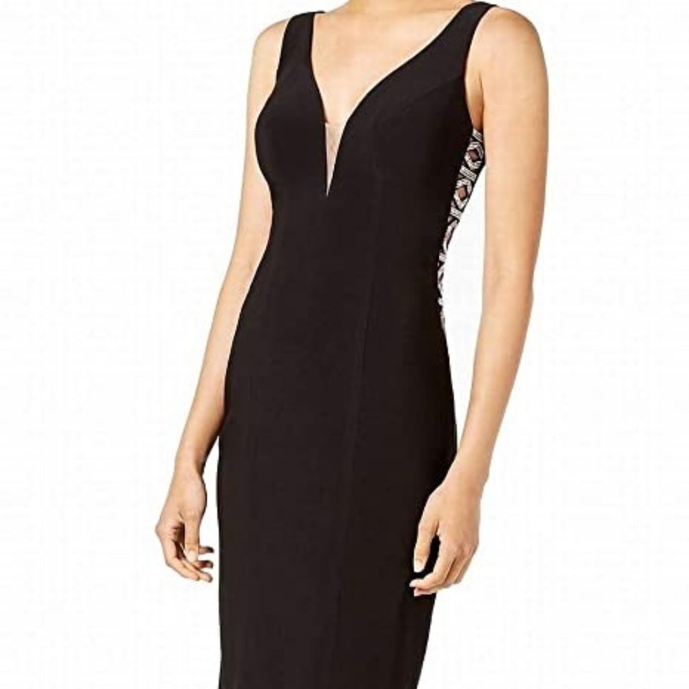 Xscape Illusion Cocktail Dress